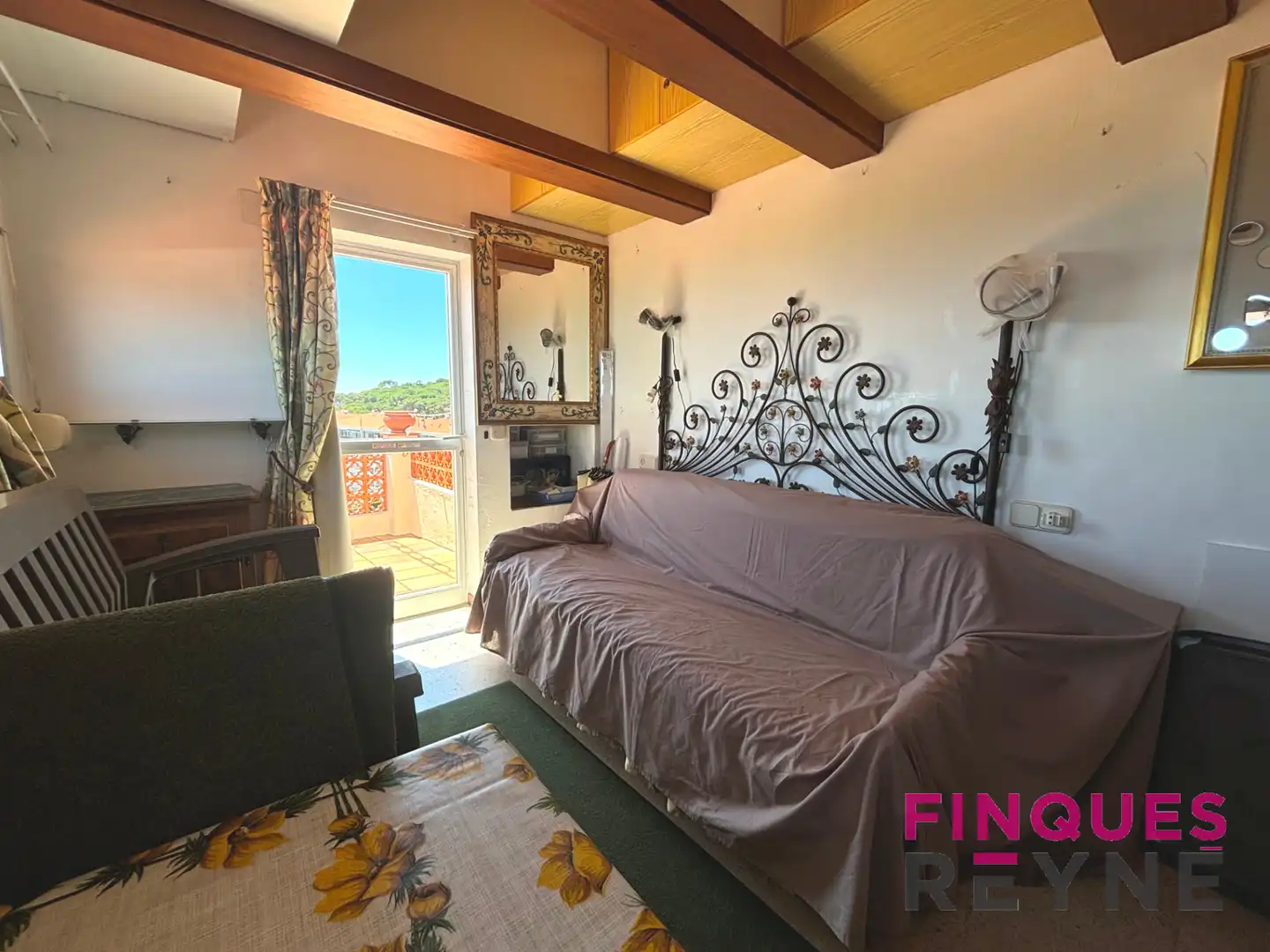Sala de estar de Estudio en venta en Castell d'Aro, Platja d'Aro i s'Agaró con Aire acondicionado, Terraza y Amueblado