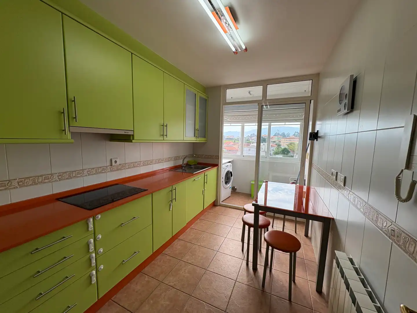 Kitchen of Flat for rent in Narón  with Heating, Storage room and Furnished