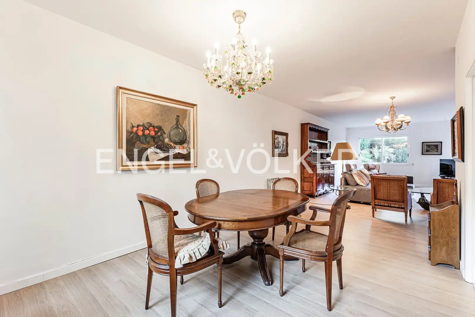 Dining room of Detached homes for sale in Sant Cugat del Vallès  with Air Conditioner, Heating and Private garden