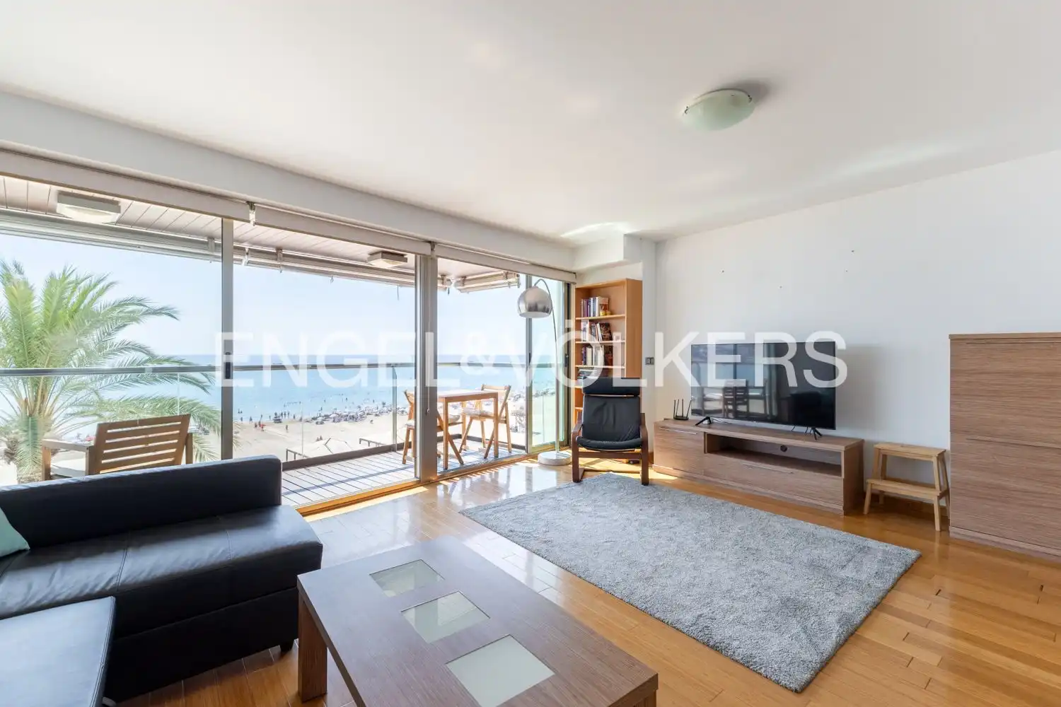 Living room of Flat for sale in Cullera  with Air Conditioner, Heating and Parquet flooring