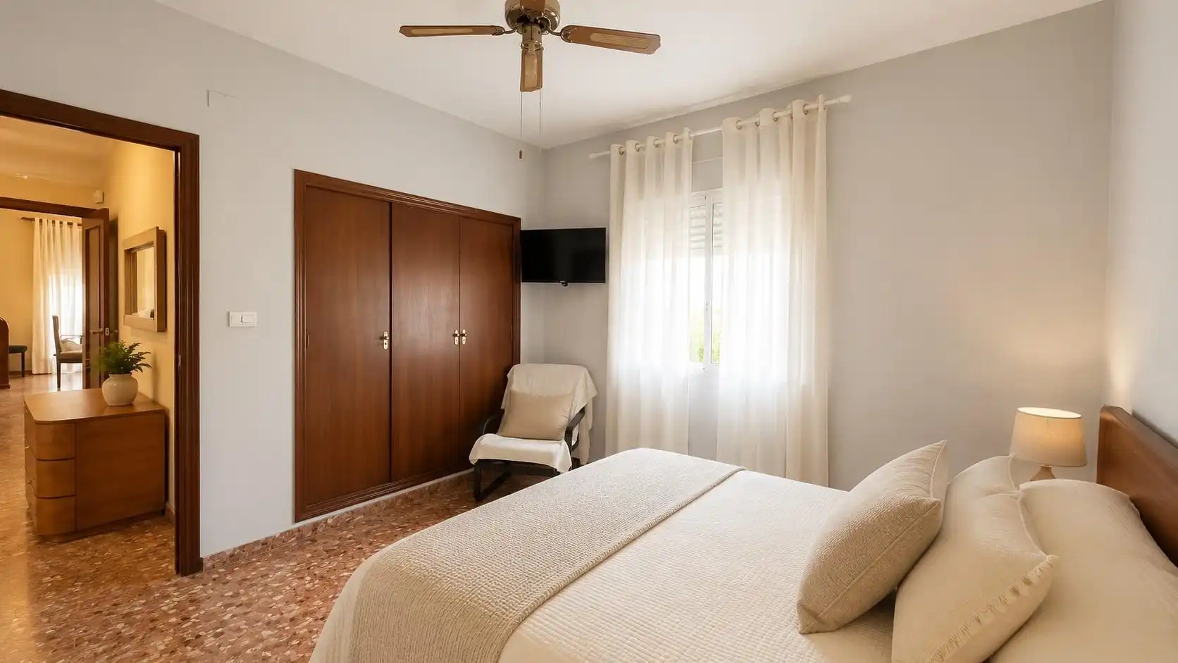 Bedroom of Houses for rent in Riba-roja de Túria  with Private garden, Terrace and Storage room
