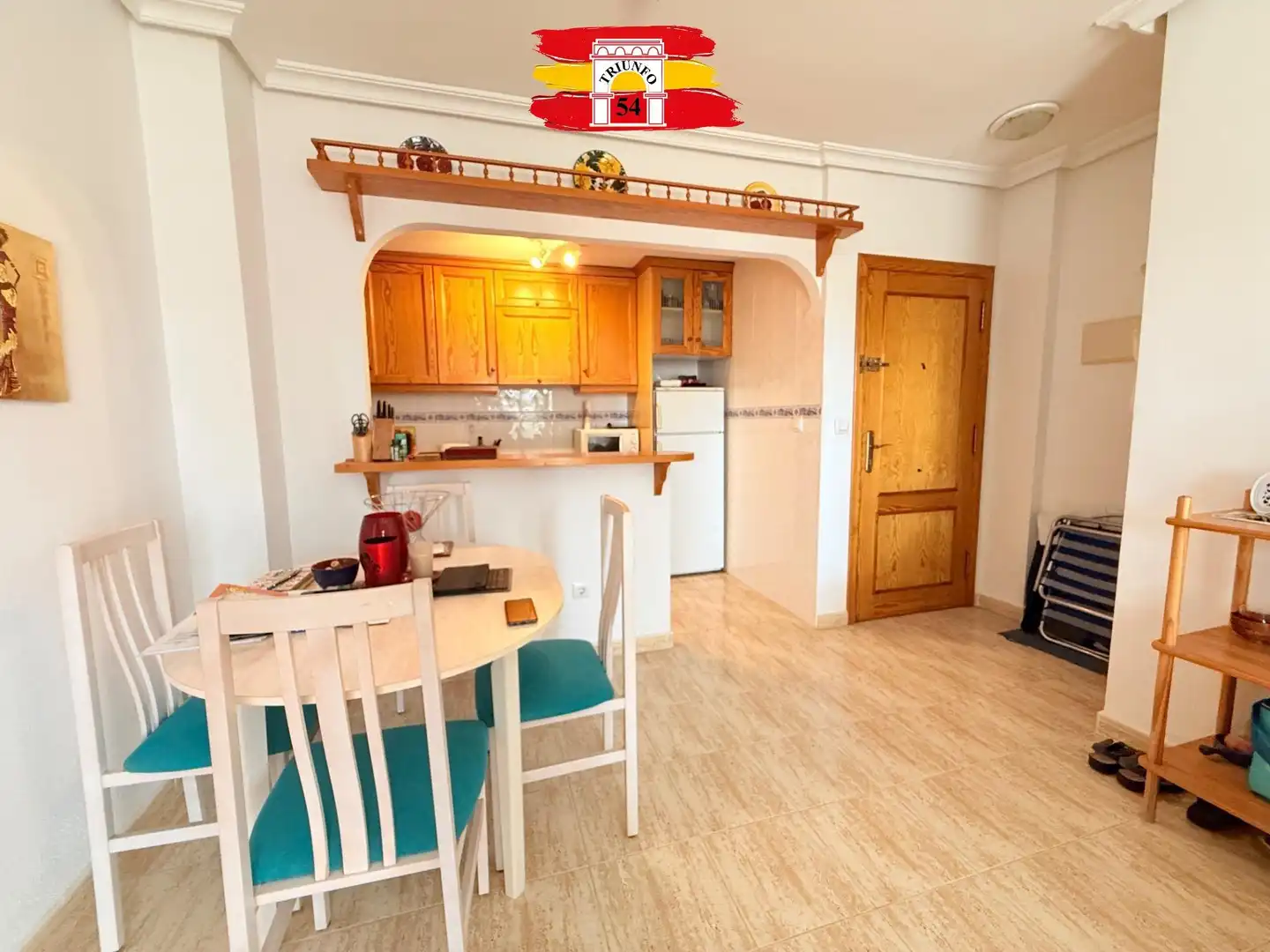 Cocina de Piso en venta en Pilar de la Horadada con Jardín privado, Trastero y Amueblado