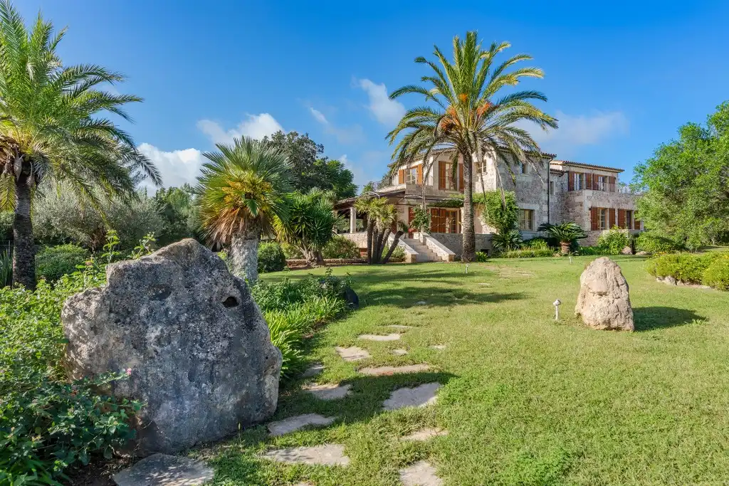 Jardín de Finca rústica en venta en Pollença con Aire acondicionado, Calefacción y Jardín privado