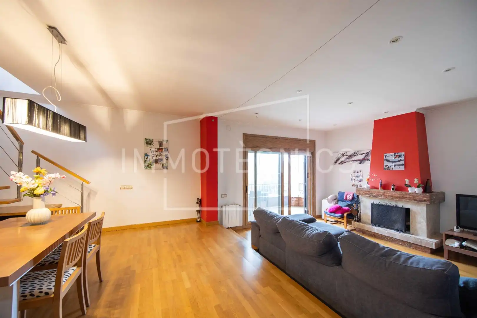 Sala de estar de Casa o chalet en venta en Lliçà de Vall con Aire acondicionado, Jardín privado y Terraza