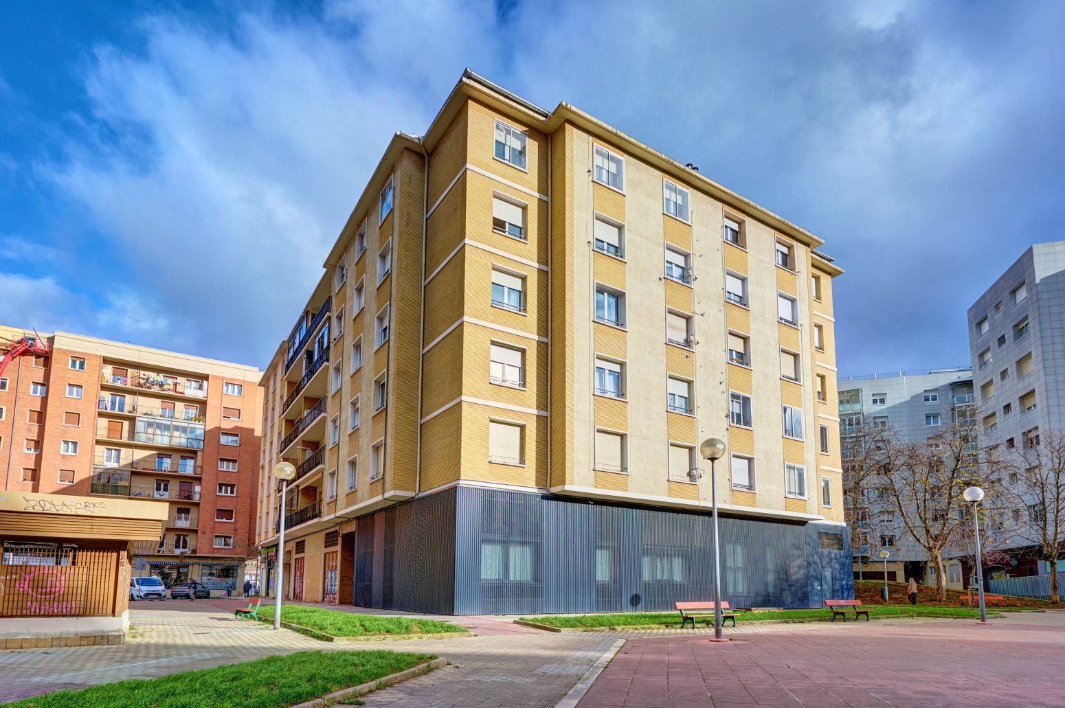 Exterior view of Flat for sale in  Pamplona / Iruña  with Heating and Parquet flooring