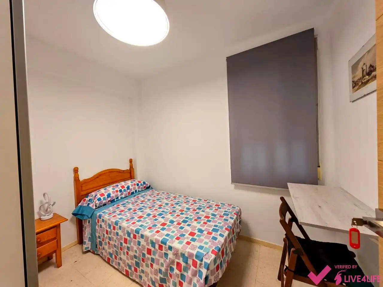 Schlafzimmer von Wohnung zur Miete in Sevilla mit Klimaanlage, Möbliert und Internet