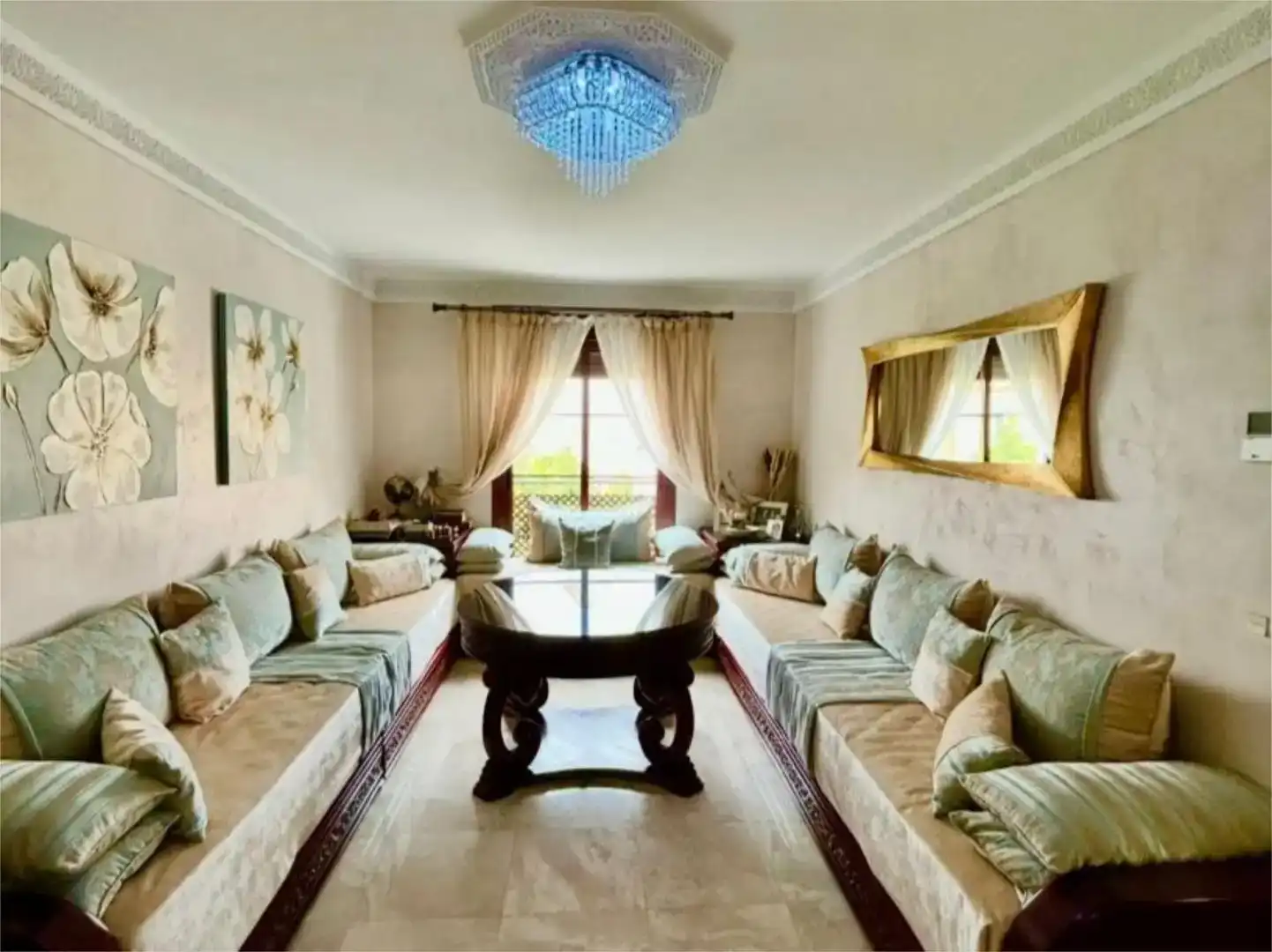 Living room of Flat for sale in  Melilla Capital  with Air Conditioner and Balcony