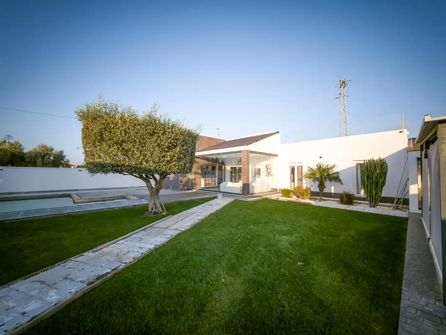 Jardín de Casa o chalet en venta en Chiclana de la Frontera con Aire acondicionado, Terraza y Piscina