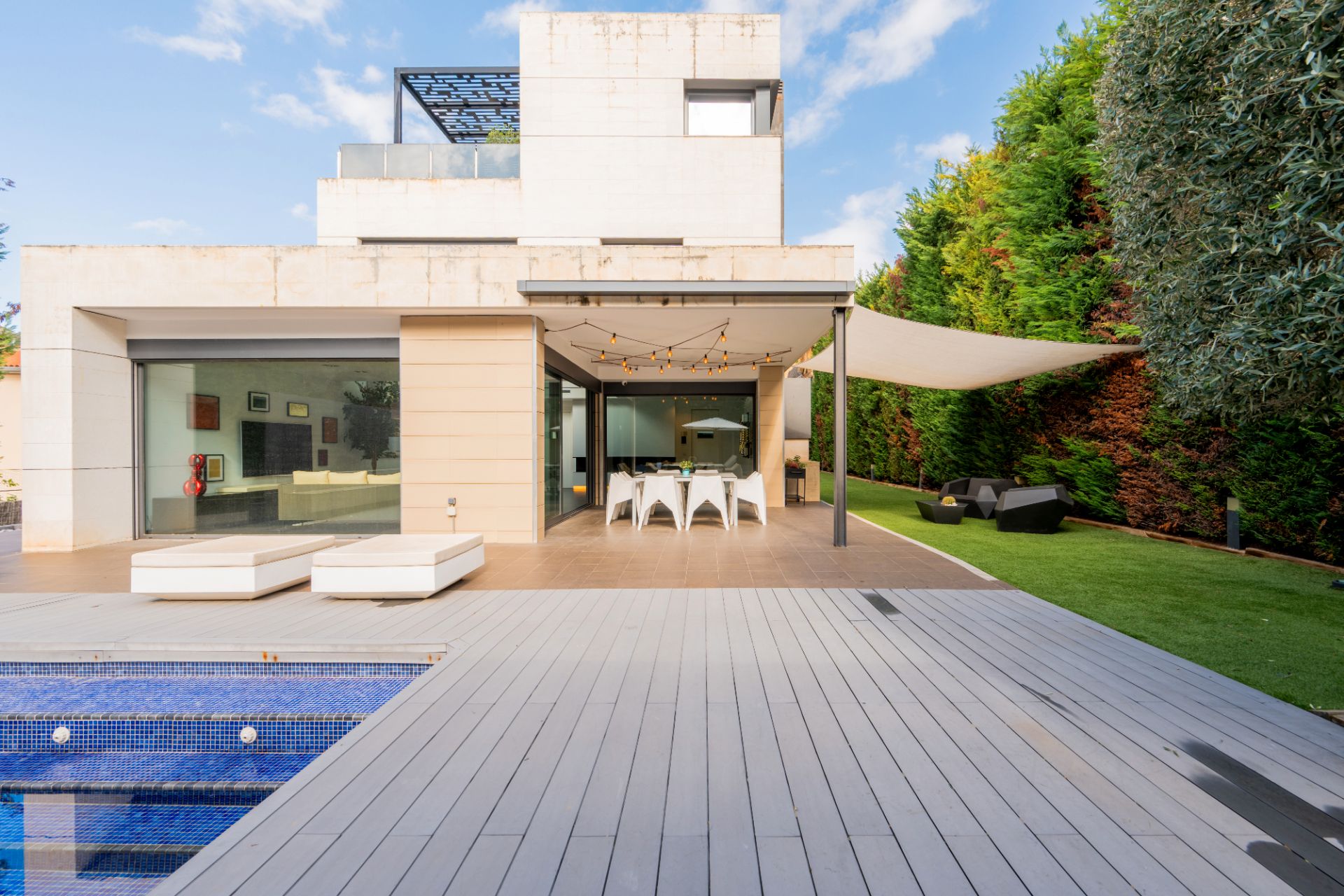 Terrace of House or chalet for sale in Sant Cugat del Vallès  with Air Conditioner, Heating and Private garden