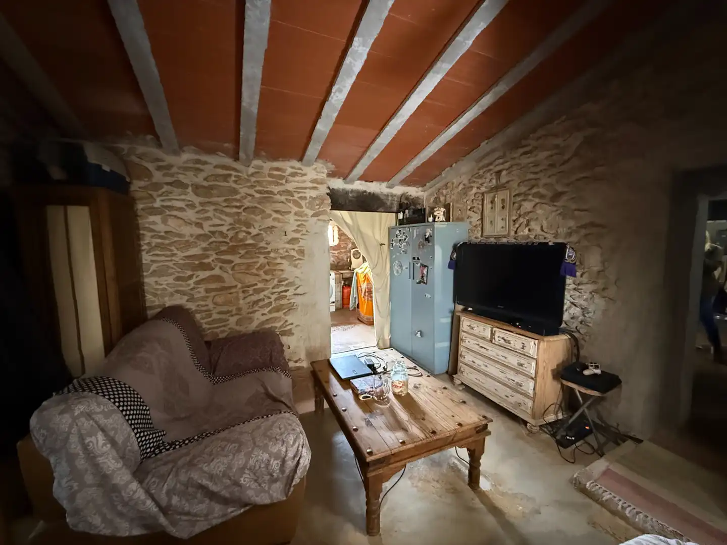 Sala de estar de Finca rústica en venta en Llíber con Amueblado