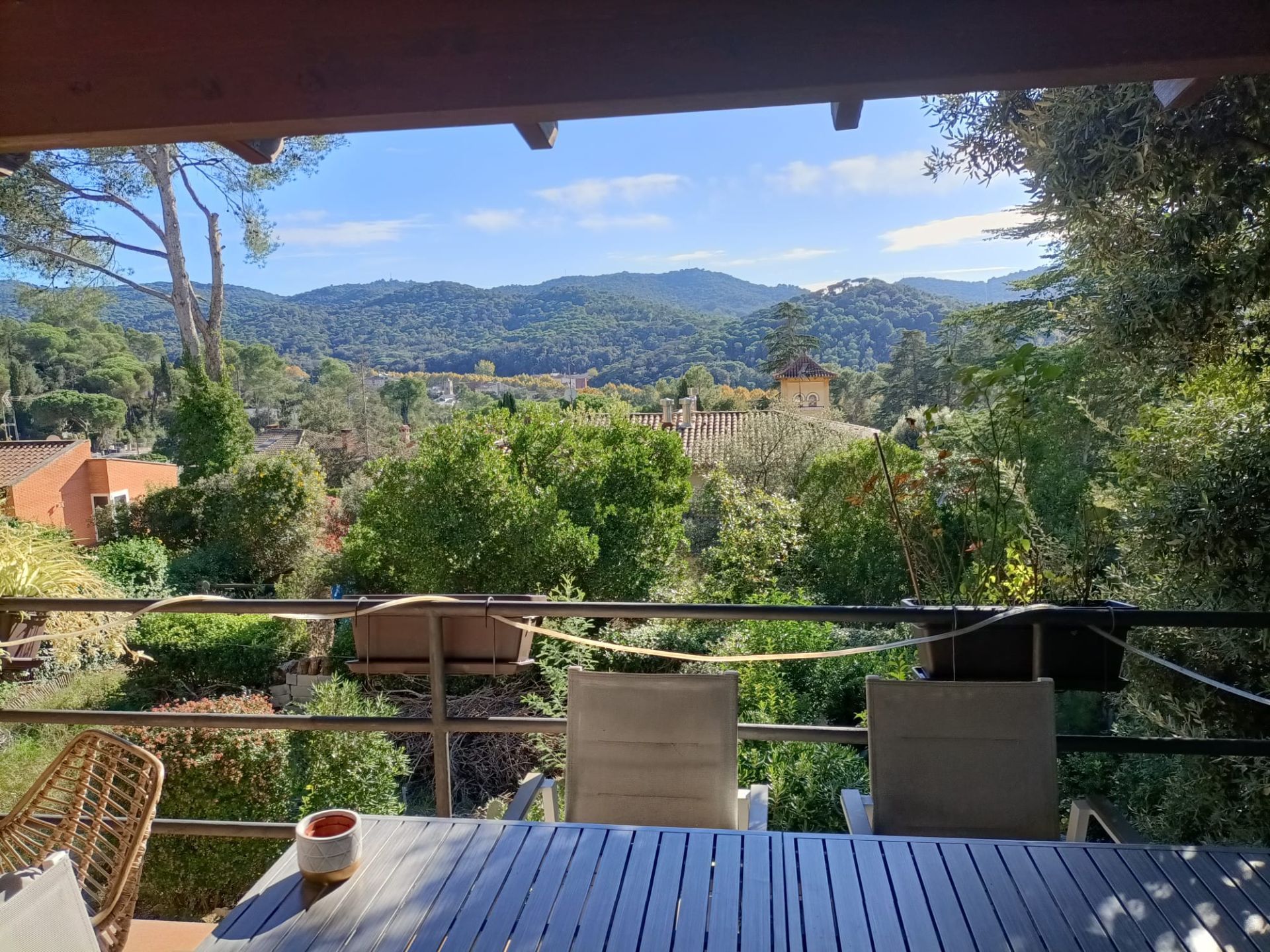 Garden of House or chalet to rent in Vallromanes  with Air Conditioner, Heating and Private garden