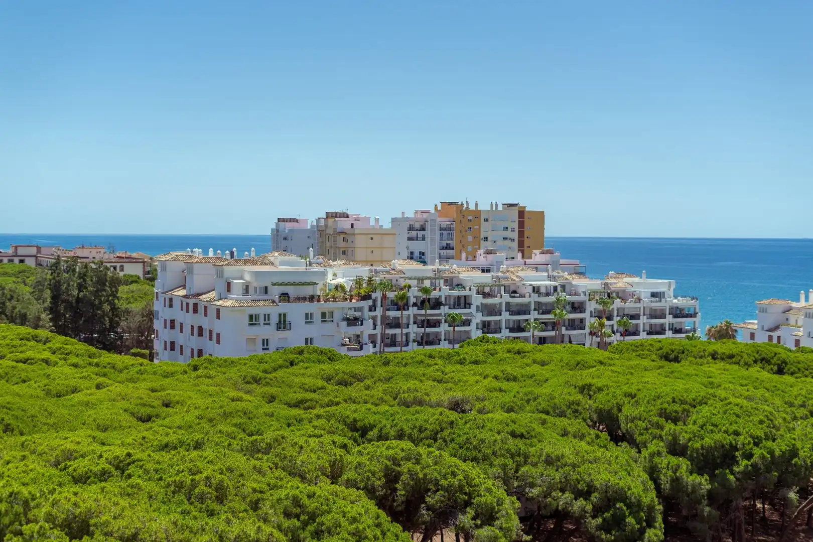 Vista exterior de Estudi en venda en Marbella amb Aire condicionat, Jardí privat i Moblat