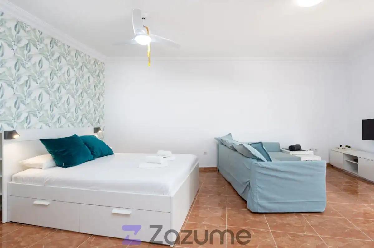 Bedroom of Flat for rent in Guía de Isora  with Air Conditioner, Heating and Terrace
