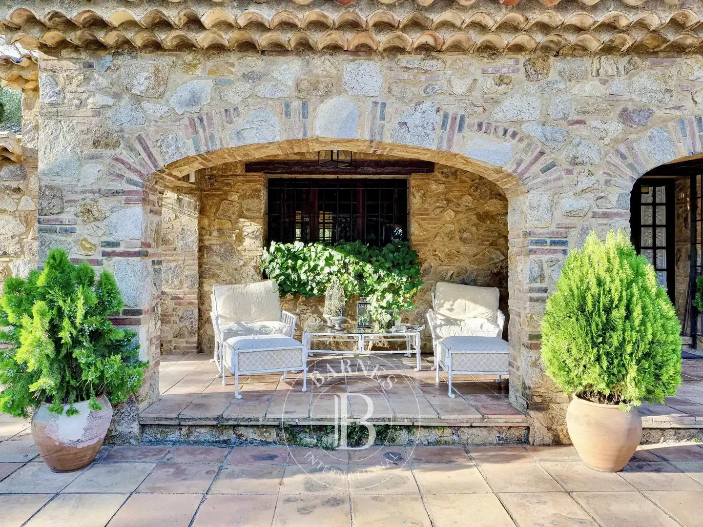Terrassa de Finca rústica en venda en Caldes de Malavella amb Calefacció, Piscina i Internet