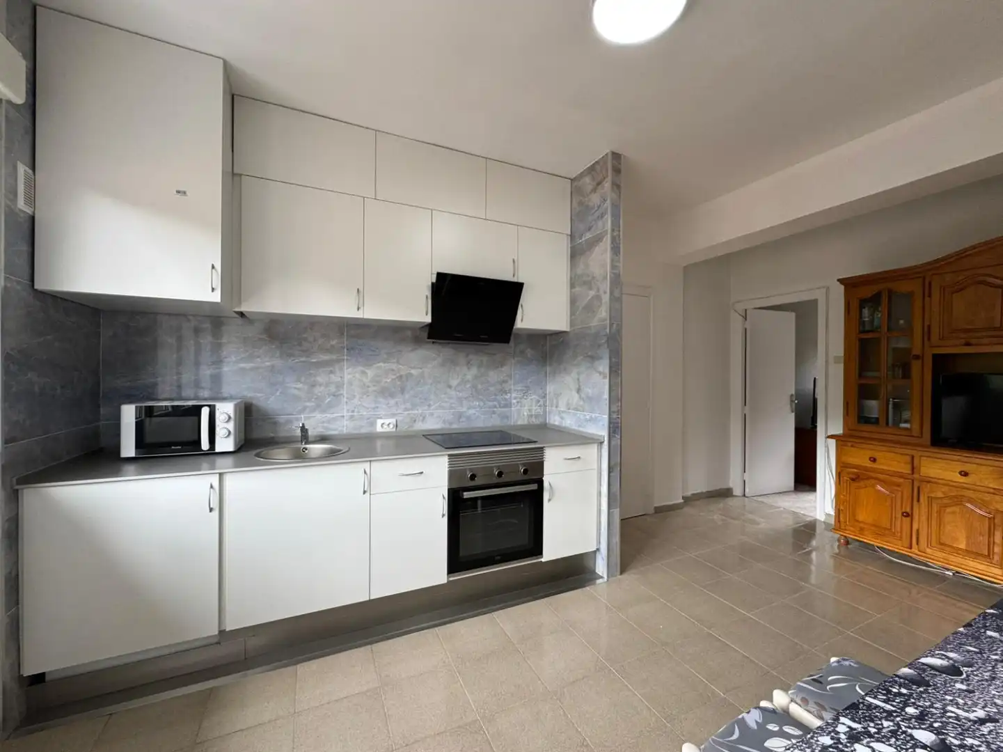 Kitchen of Flat for sale in Aller  with Storage room
