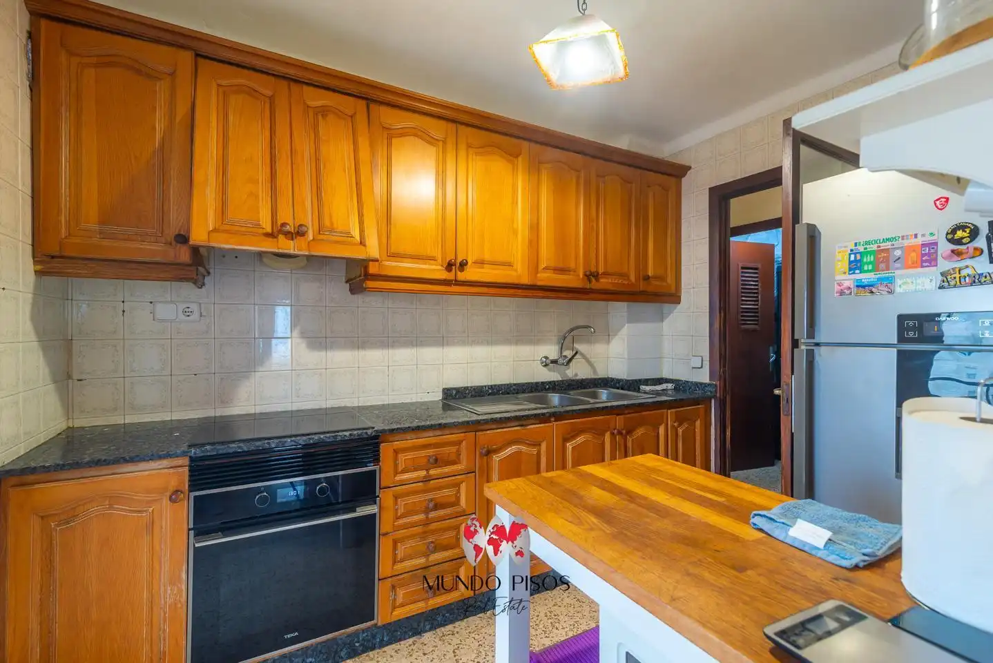 Küche von Wohnung zum Verkauf in  Palma de Mallorca mit Klimaanlage, Heizung und Abstellraum