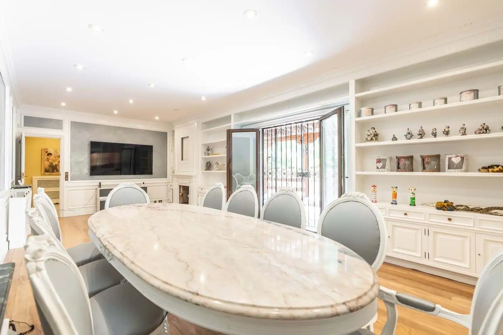 Dining room of Houses for rent in Madrid