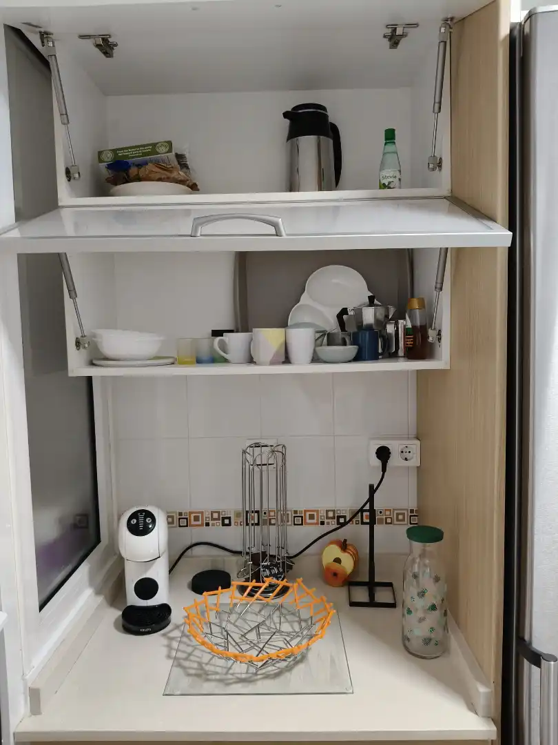 Cocina de Apartamento de alquiler en El Ejido con Aire acondicionado, Amueblado y Horno