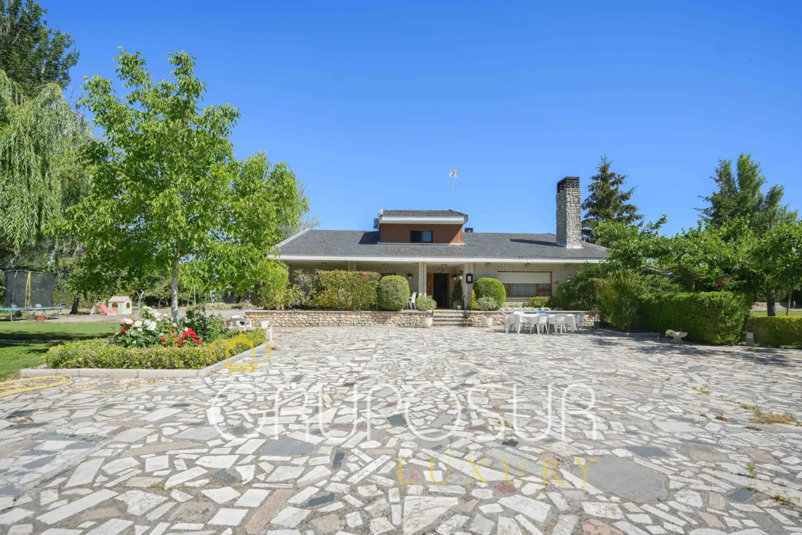 Jardín de Casa o chalet en venta en Villanubla con Aire acondicionado, Calefacción y Jardín privado
