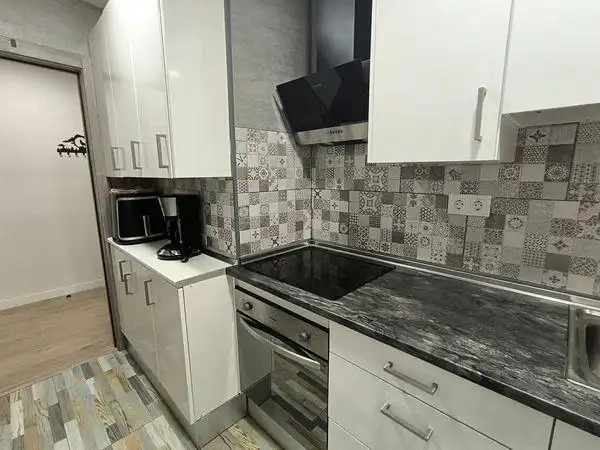 Kitchen of Flat for sale in Málaga  with Air Conditioner, Heating and Furnished