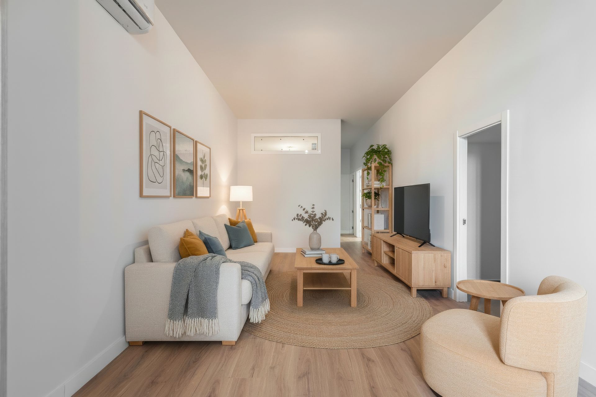 Sala de estar de Piso en venta en  Madrid Capital con Aire acondicionado y Calefacción