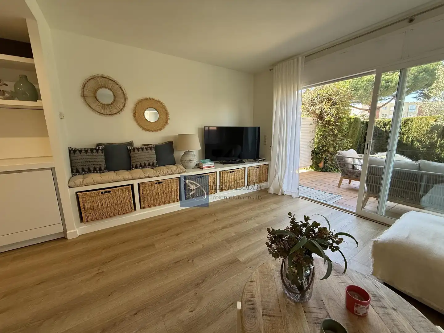 Wohnzimmer von Haus oder Chalet zur Miete in Sant Feliu de Guíxols mit Klimaanlage, Heizung und Terrasse
