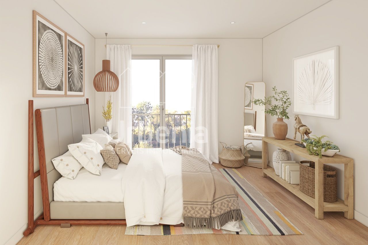 Bedroom of Flat for sale in Alella  with Air Conditioner, Heating and Terrace