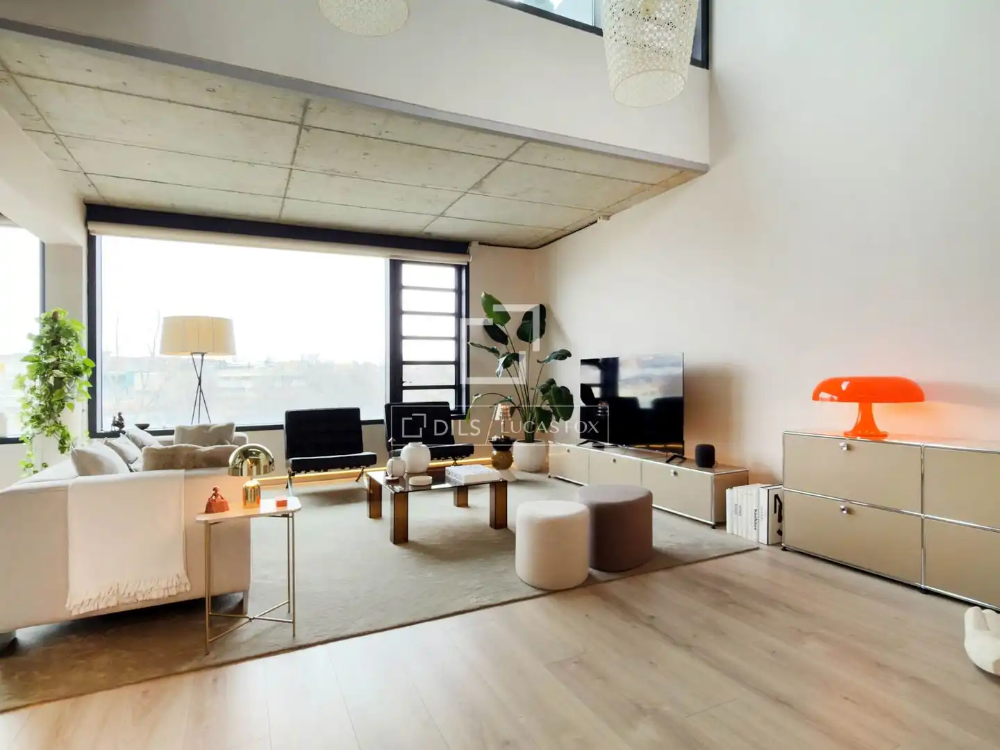 Sala d'estar de Loft en venda en Madrid amb Aire condicionat, Calefacció i Parquet