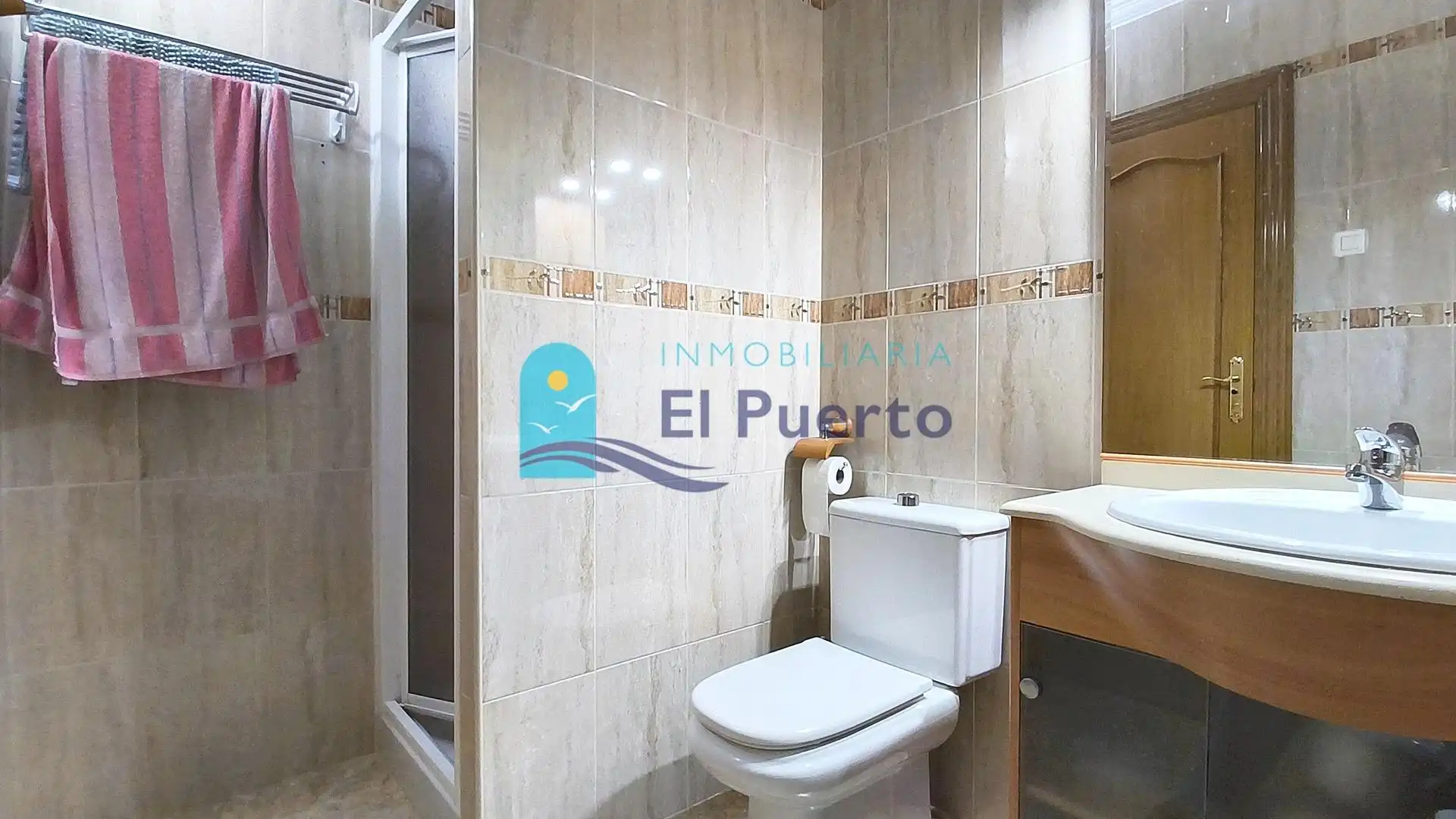 Baño de Dúplex en venta en Mazarrón con Aire acondicionado, Terraza y Trastero