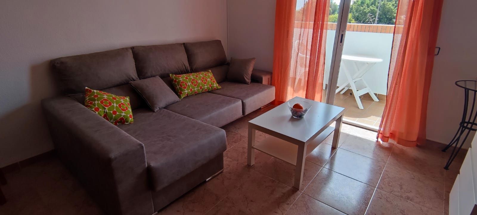 Living room of Flat to rent in Roquetas de Mar  with Air Conditioner, Heating and Terrace