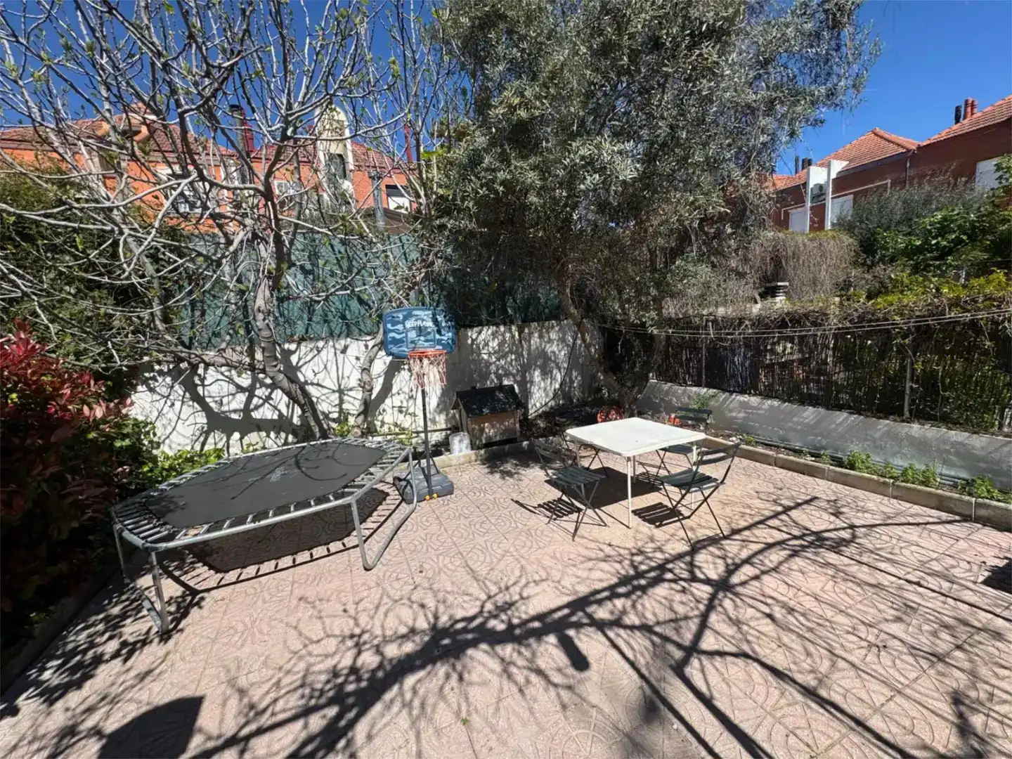 Terrassa de Planta baixa de lloguer en Getafe amb Aire condicionat, Jardí privat i Moblat
