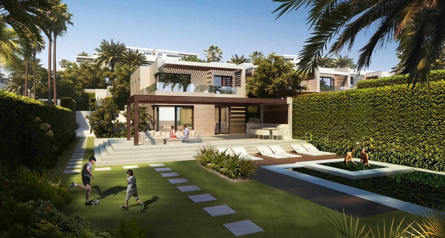 Jardí de Apartament en venda en Estepona amb Aire condicionat, Calefacció i Jardí privat