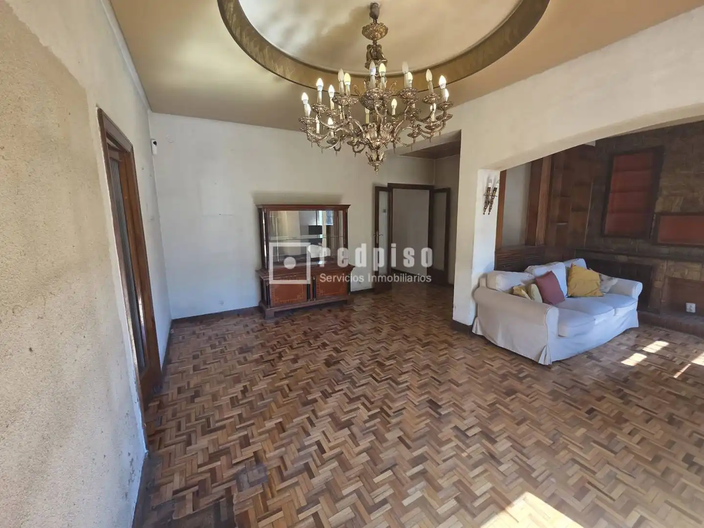 Wohnzimmer von Wohnung zum Verkauf in Madrid mit Heizung, Parkett und Terrasse