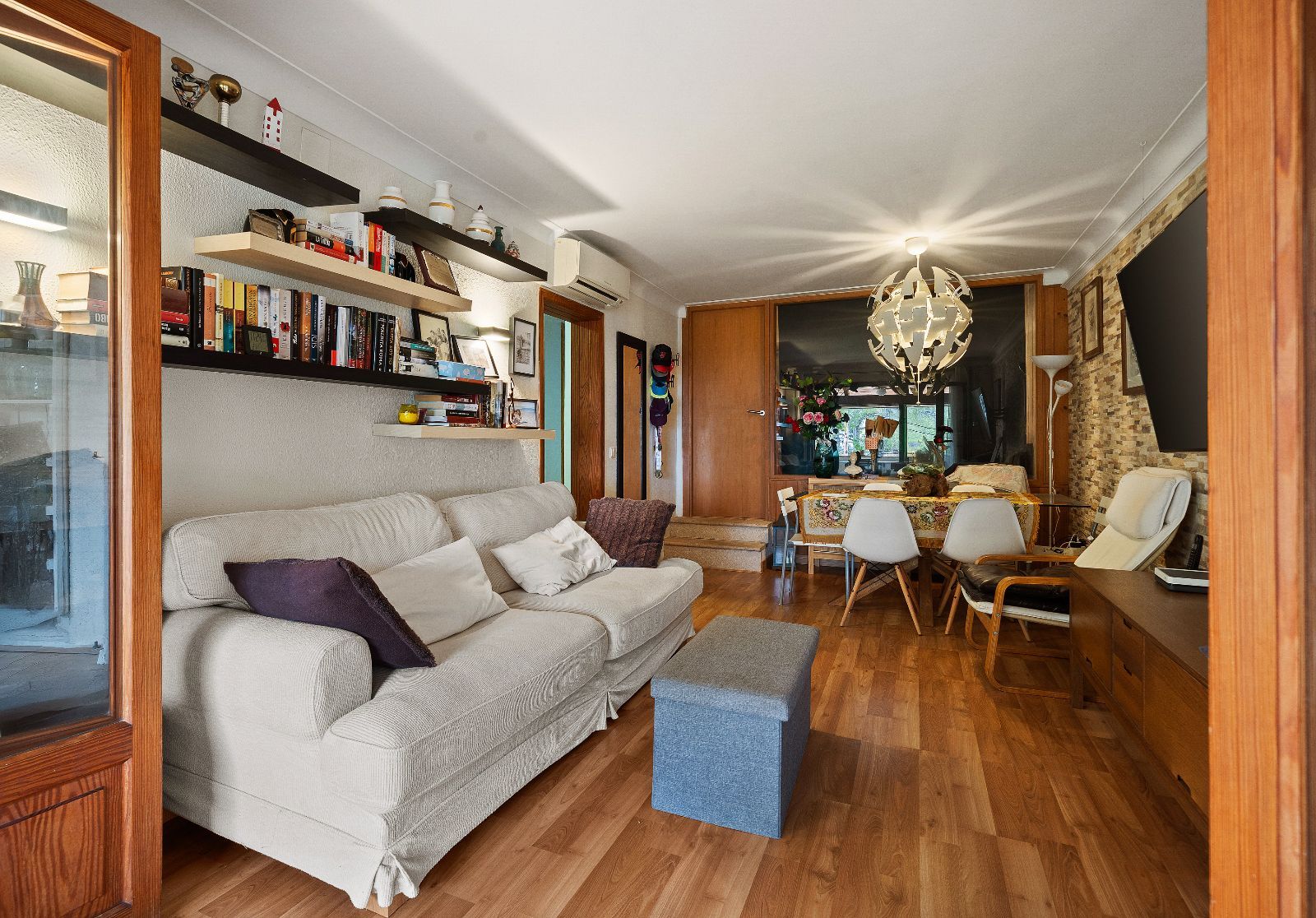 Sala de estar de Apartamento en venta en Alcúdia con Aire acondicionado, Calefacción y Parquet
