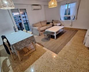 Living room of Apartment to rent in  Valencia Capital  with Air Conditioner, Furnished and Oven