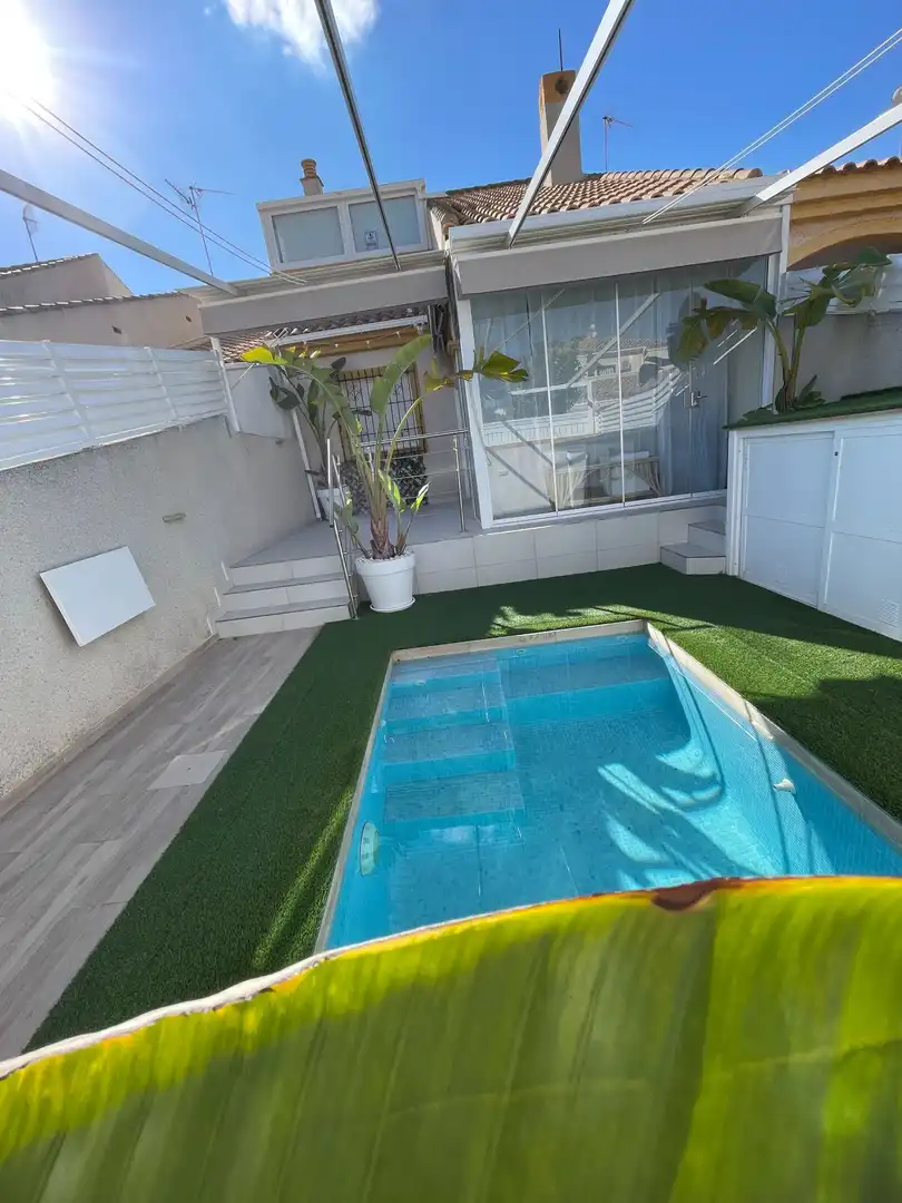 Swimming pool of Duplexes for sale in Pilar de la Horadada  with Air Conditioner, Swimming Pool and Furnished