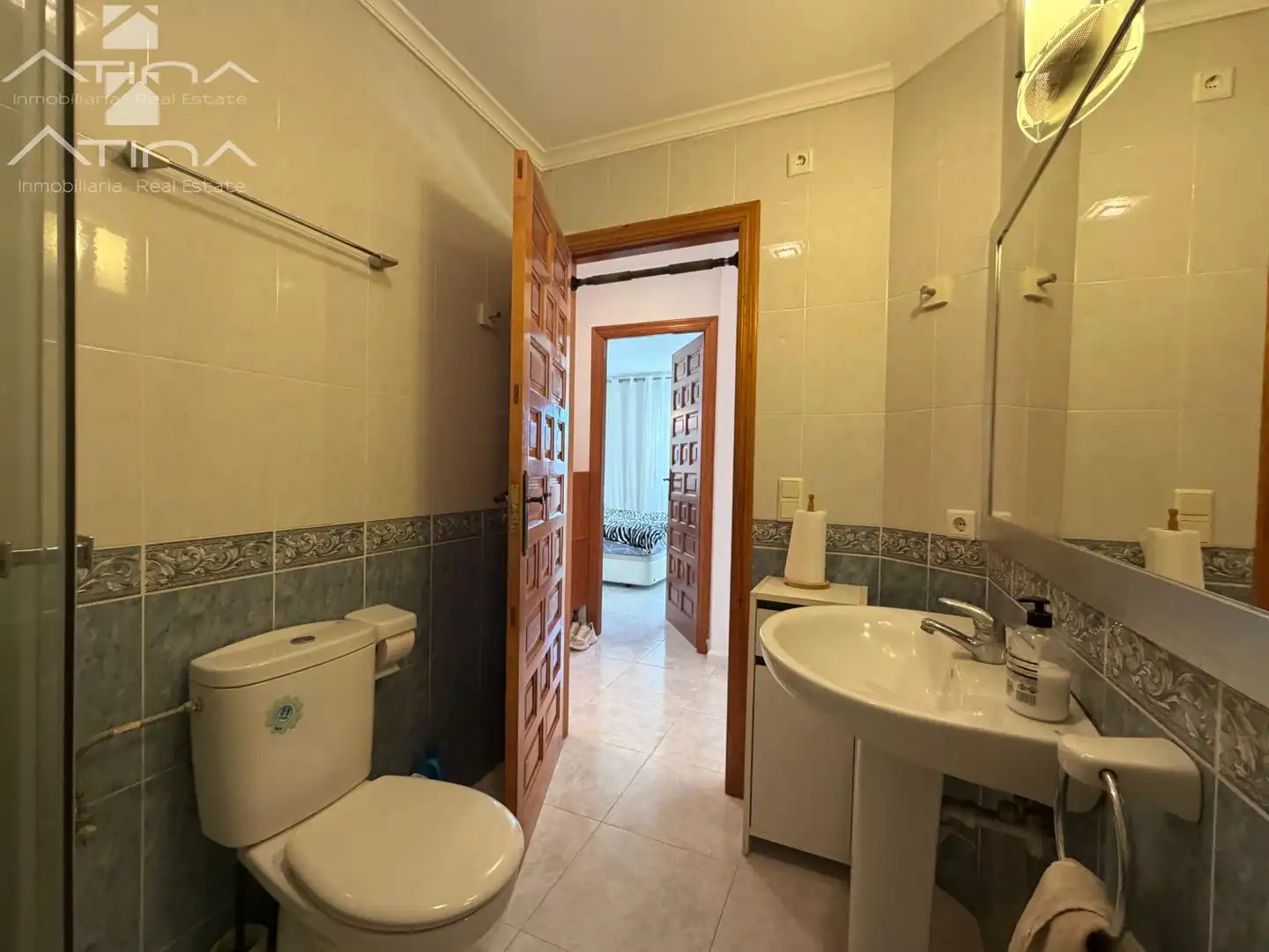 Bany de Apartament en venda en Benitachell / El Poble Nou de Benitatxell amb Aire condicionat, Jardí privat i Terrassa