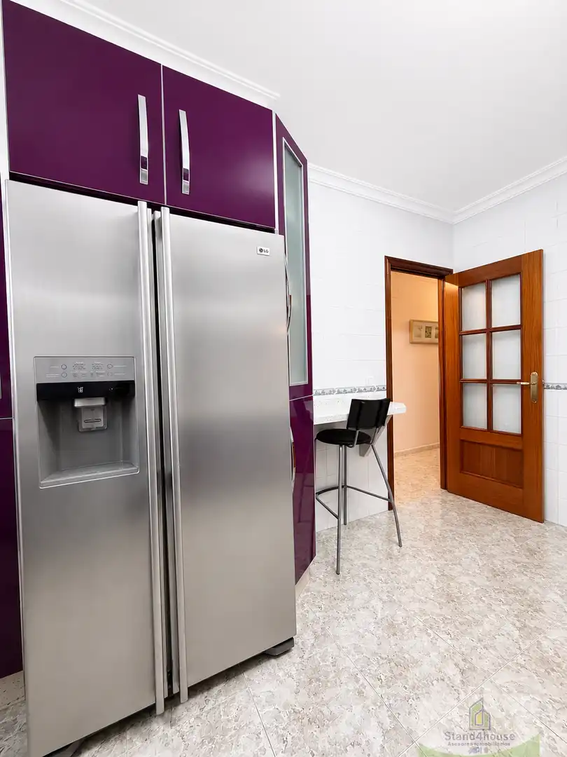 Kitchen of Flat for sale in Bollullos Par del Condado  with Air Conditioner, Heating and Storage room