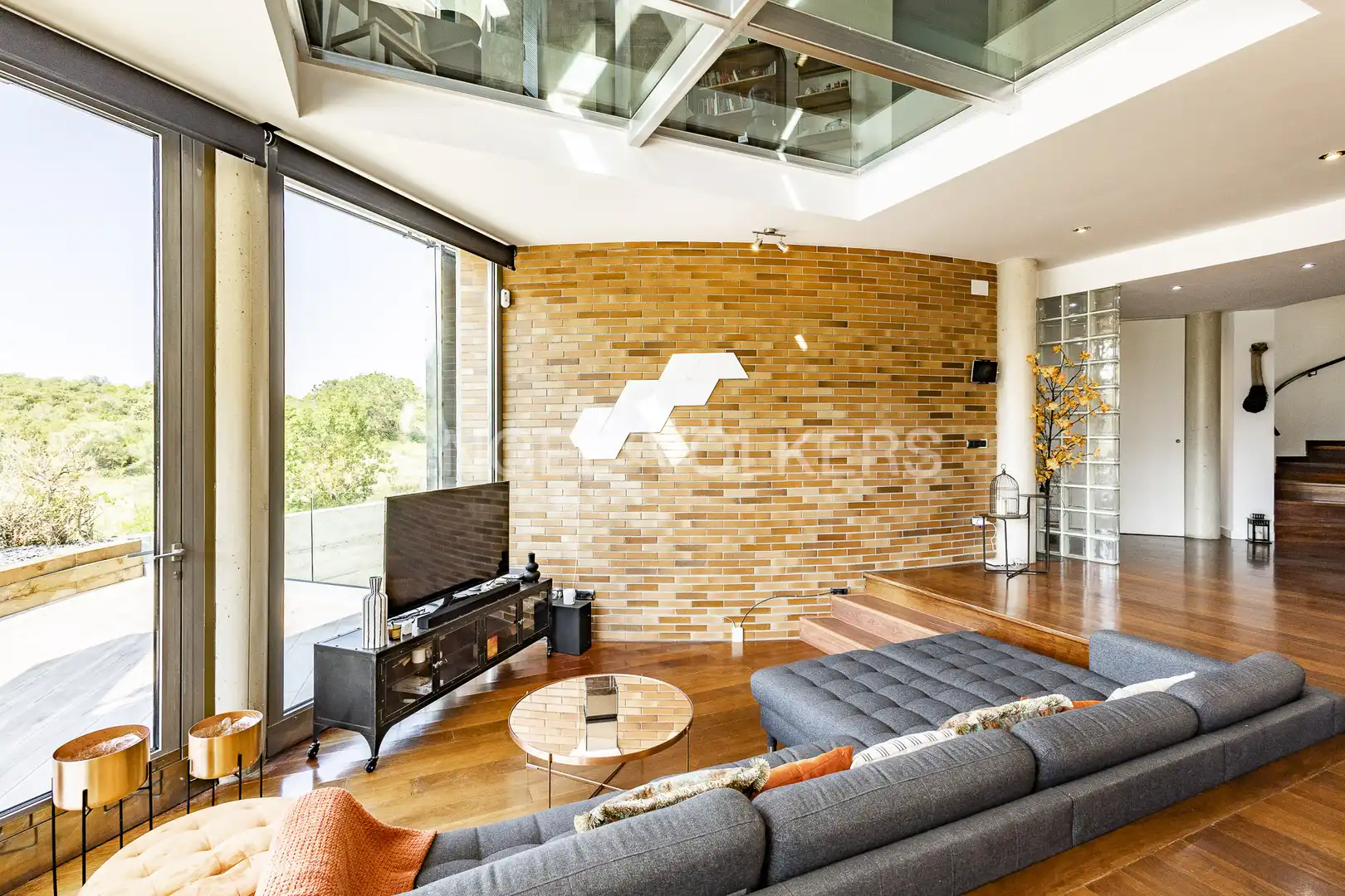 Sala de estar de Casa o chalet en venta en Olèrdola con Calefacción, Jardín privado y Parquet