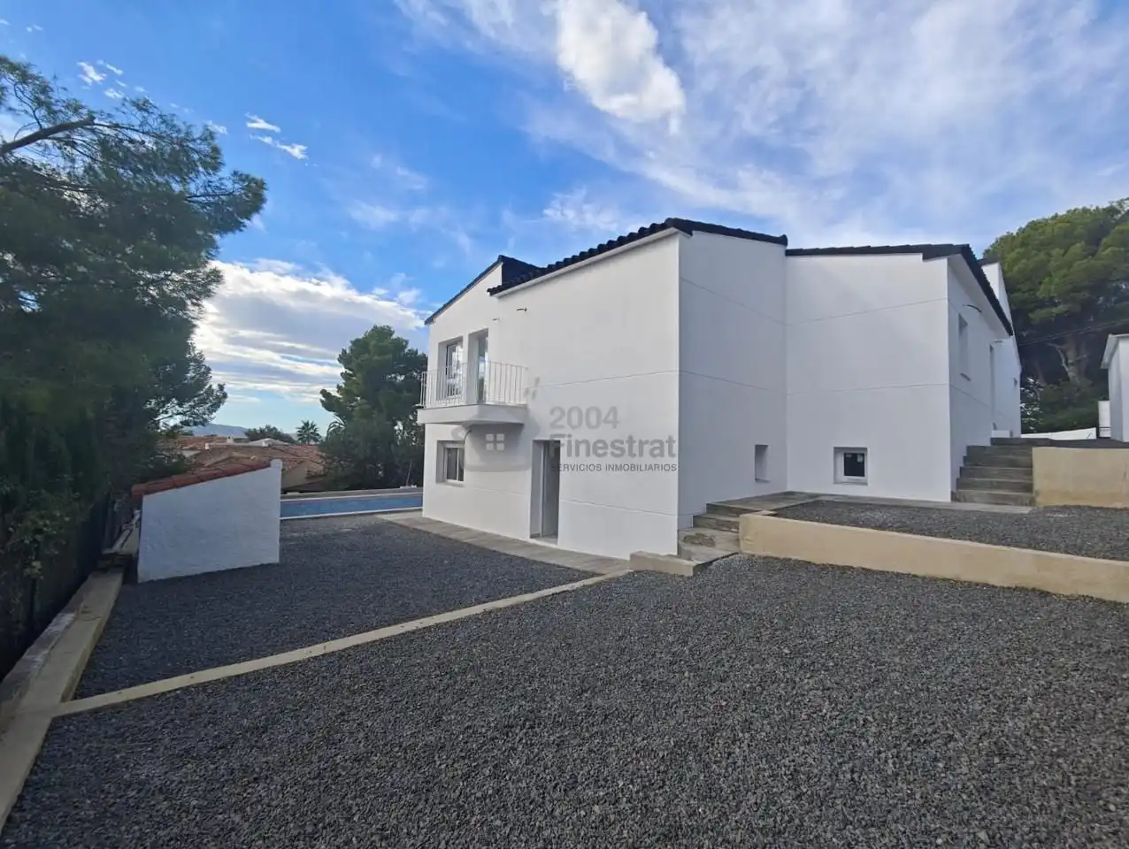Vista exterior de Casa o chalet en venta en Altea con Jardín privado, Terraza y Piscina