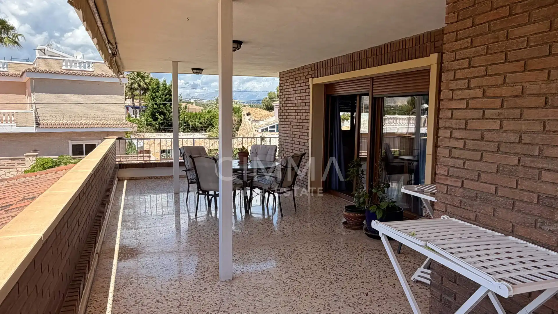Terraza de Casa o chalet en venta en Benidorm con Aire acondicionado, Calefacción y Jardín privado