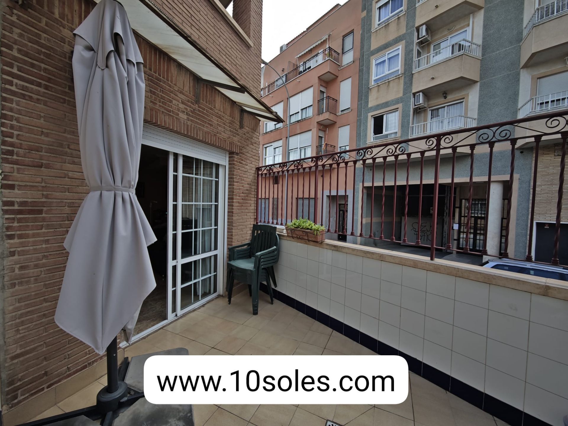 Balcony of Single-family semi-detached for sale in Orihuela  with Air Conditioner, Heating and Private garden