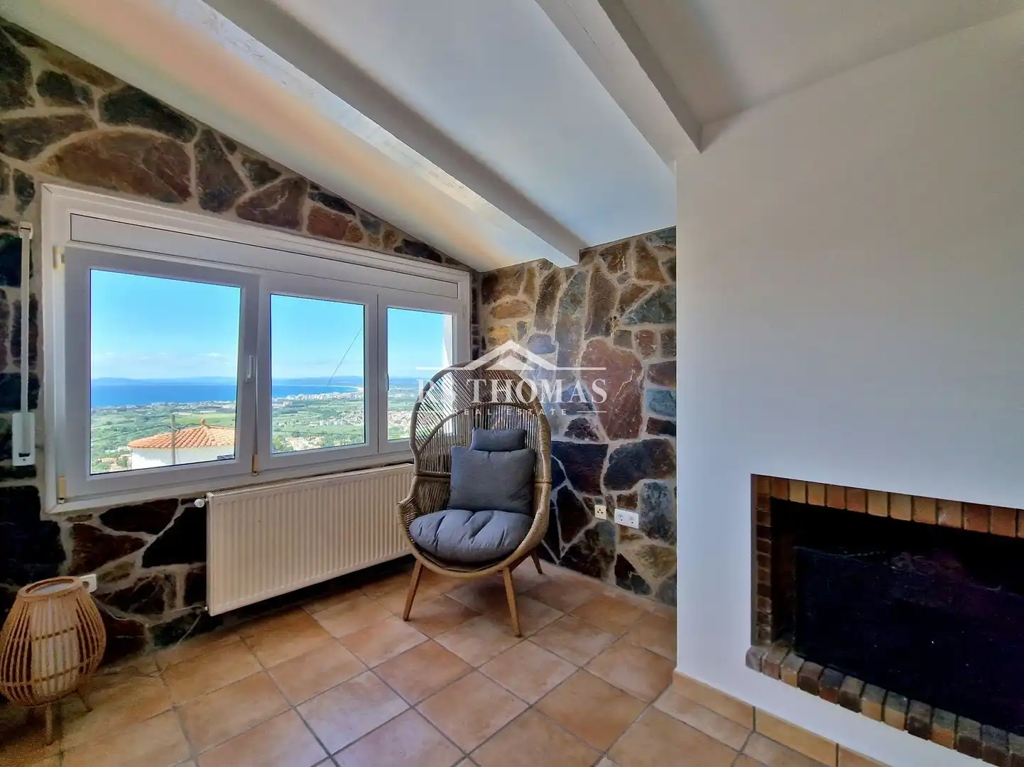 Sala de estar de Casa o chalet en venta en Roses con Aire acondicionado, Terraza y Trastero