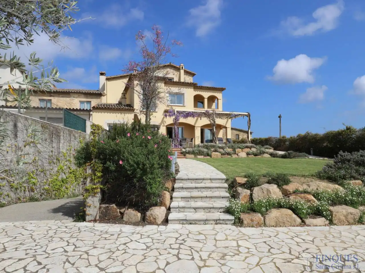 Jardín de Casa o chalet en venta en Santa Cristina d'Aro con Aire acondicionado, Calefacción y Jardín privado