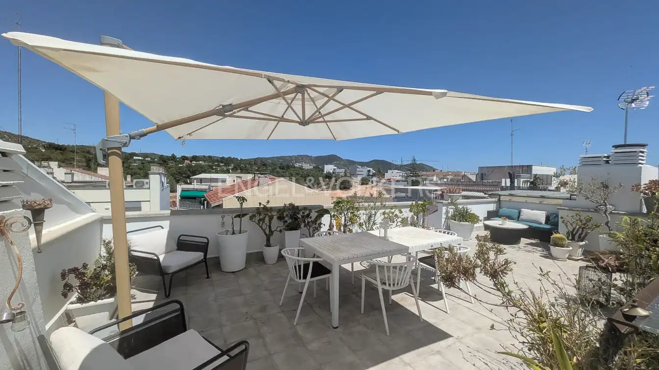 Terrassa de Àtic de lloguer en Sitges amb Aire condicionat, Calefacció i Terrassa