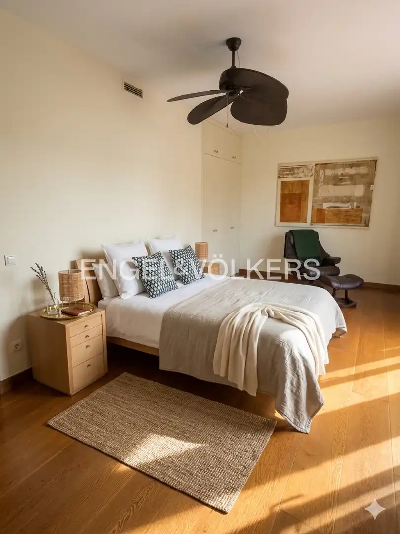 Bedroom of Country homes for sale in Vilanova i la Geltrú  with Air Conditioner, Heating and Private garden