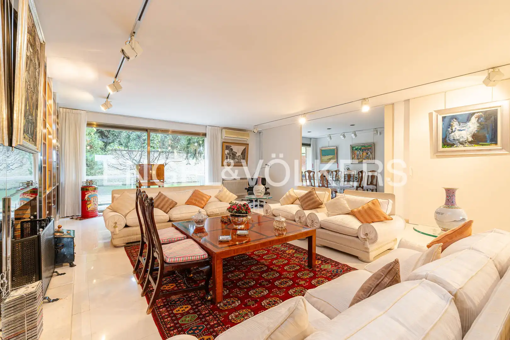Sala de estar de Casa o chalet en venta en Madrid con Aire acondicionado, Calefacción y Jardín privado