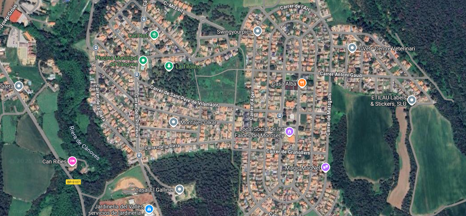 Vista exterior de Casa o xalet en venda en Cànoves I Samalús