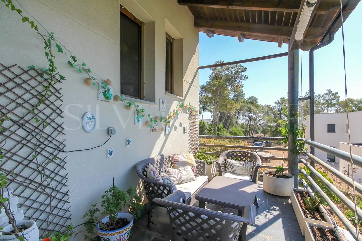 Terraza de Casa o chalet en venta en Vallirana con Calefacción, Jardín privado y Parquet
