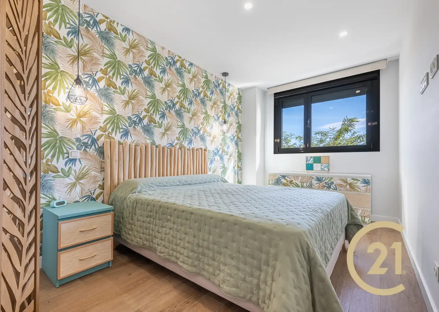 Schlafzimmer von Wohnung zum Verkauf in Málaga mit Klimaanlage, Terrasse und Abstellraum